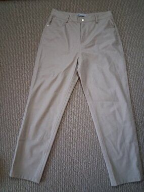 Zara faux leather pants 8 fit large